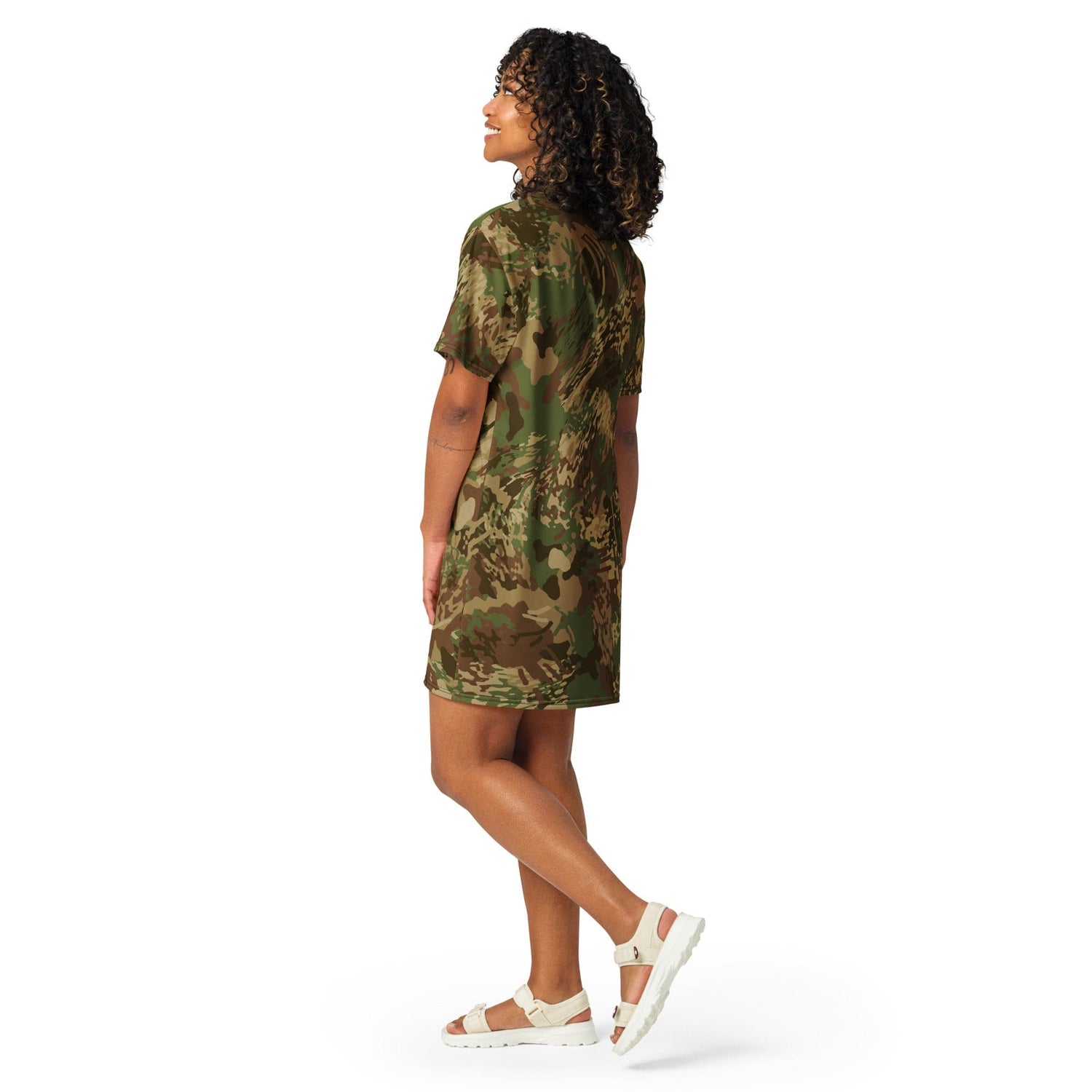 Anti-poaching CAMO T-shirt dress - T-Shirt Dresses