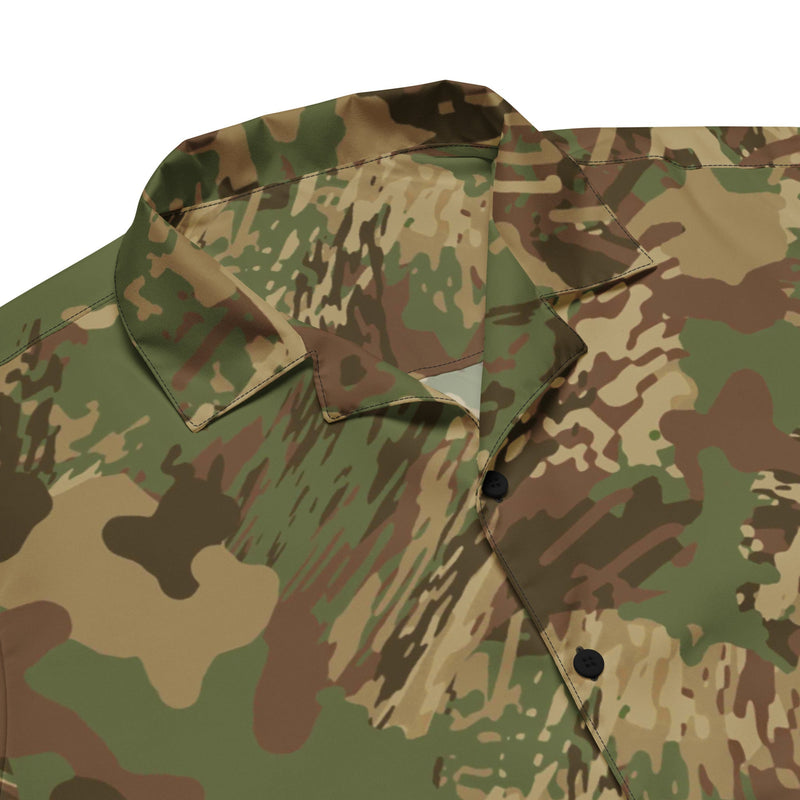 Anti-poaching CAMO Unisex Short-Sleeve Button Shirt - Button-Up