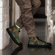 Archipelago Jungle Heritage CAMO Mens High-Top Canvas Shoes - Black / 5