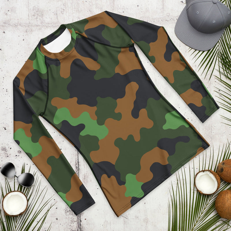 Archipelago Jungle Heritage CAMO Mens Long-Sleeve Rash Guard - LS