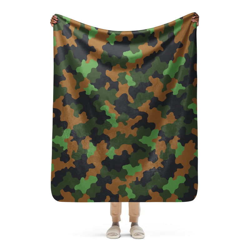 Archipelago Jungle Heritage CAMO Sherpa Blanket - 50″×60″