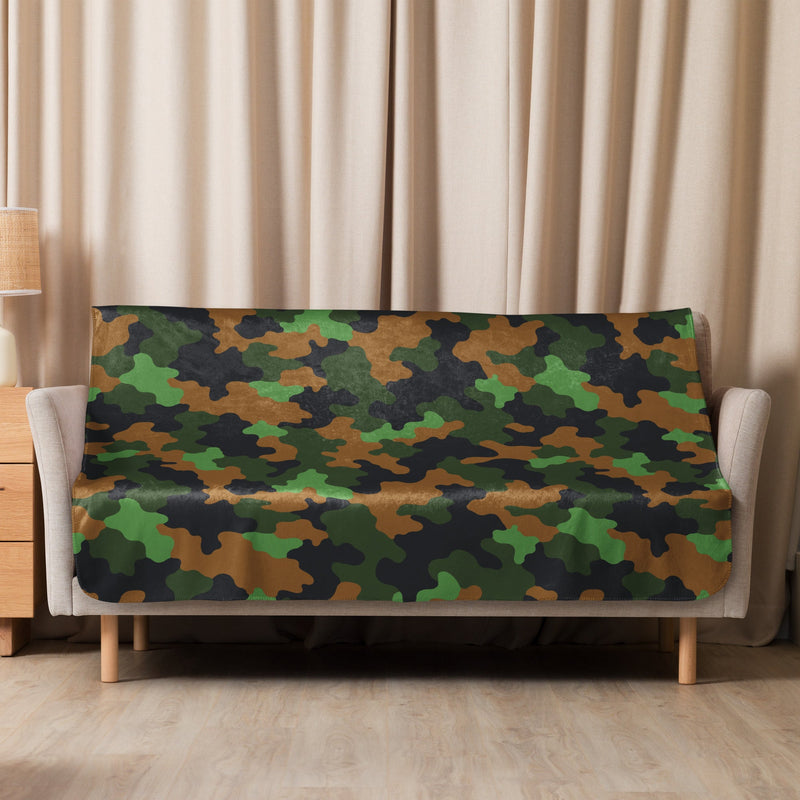 Archipelago Jungle Heritage CAMO Sherpa Blanket