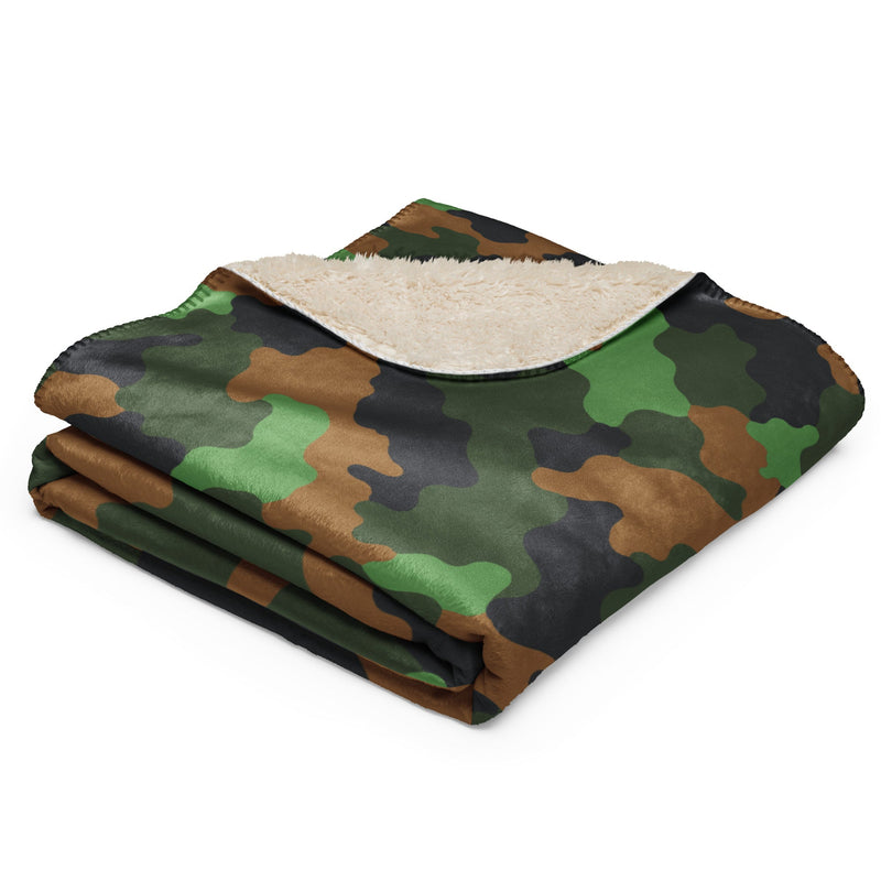 Archipelago Jungle Heritage CAMO Sherpa Blanket