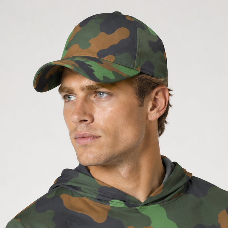 Archipelago Jungle Heritage CAMO Snapback Ball Cap - U / White - Head