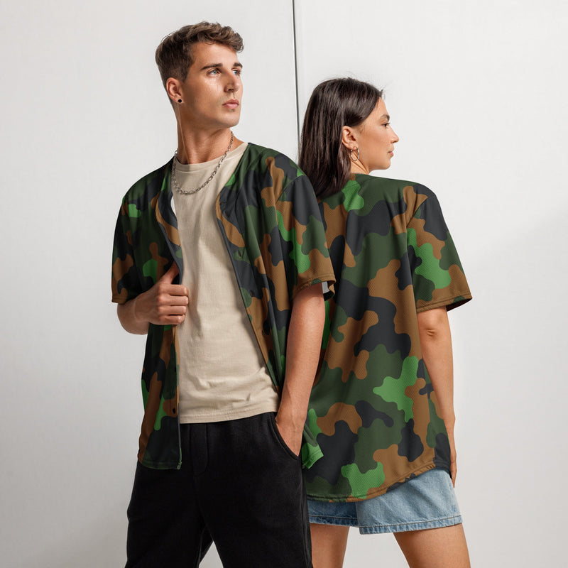 Archipelago Jungle Heritage CAMO Unisex Baseball Jersey - 2XS