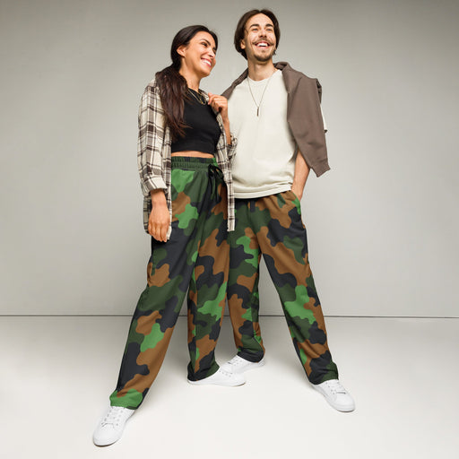 Archipelago Jungle Heritage CAMO Unisex Wide-Leg Joggers - 2XS