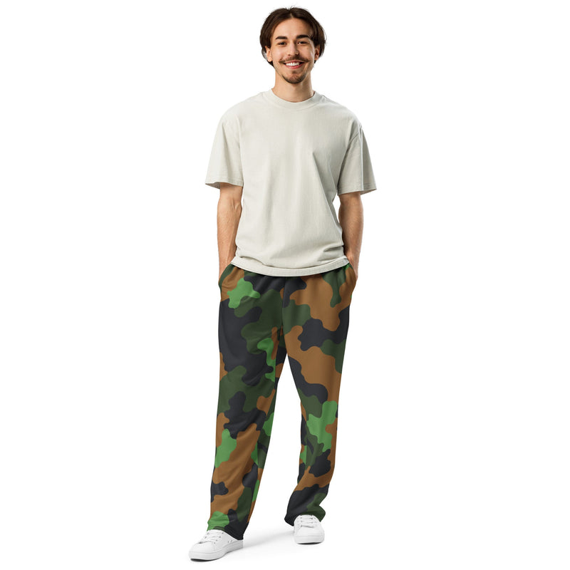 Archipelago Jungle Heritage CAMO Unisex Wide-Leg Joggers