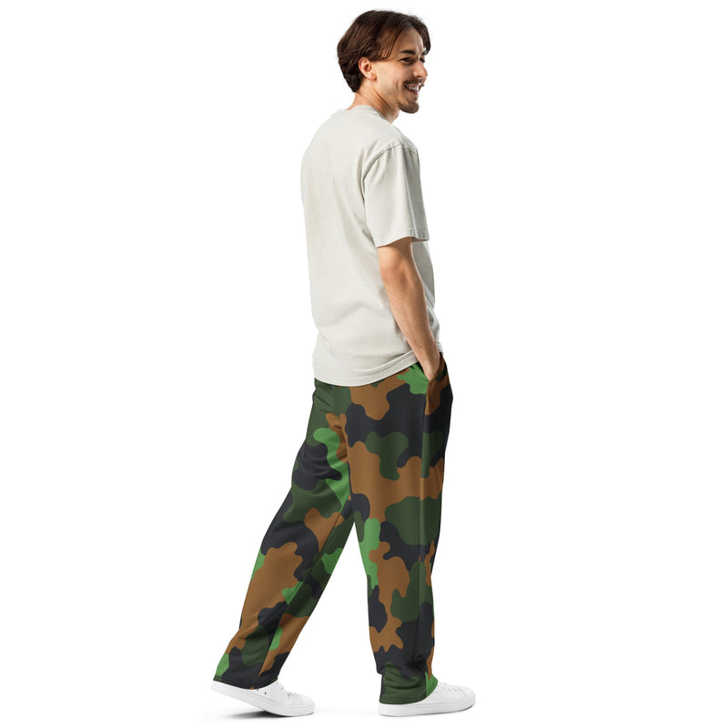 Archipelago Jungle Heritage CAMO Unisex Wide-Leg Joggers