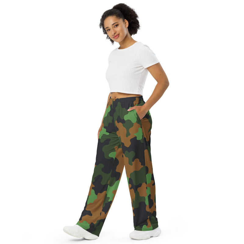 Archipelago Jungle Heritage CAMO Unisex Wide-Leg Leisure Pants - Pant