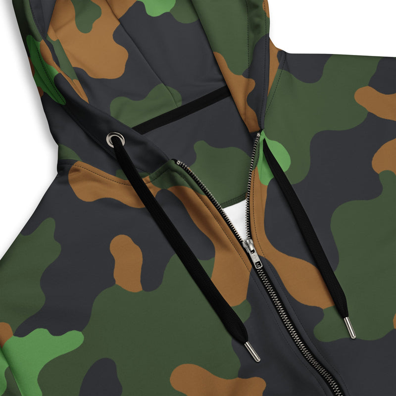 Archipelago Jungle Heritage CAMO Unisex Zip Hoodie