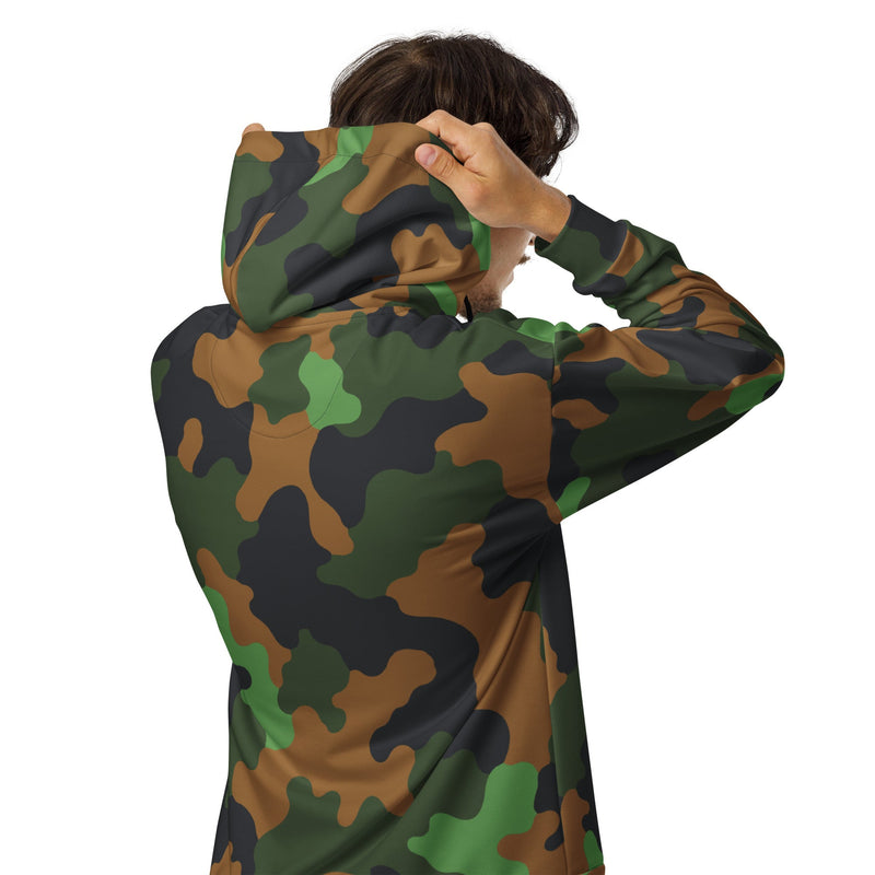 Archipelago Jungle Heritage CAMO Unisex Zip Hoodie