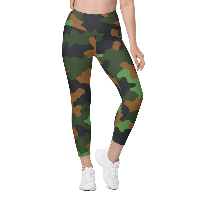 Archipelago Jungle Heritage CAMO Womens Leggings with Pockets - Women
