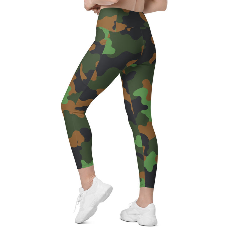 Archipelago Jungle Heritage CAMO Womens Leggings with Pockets - Women