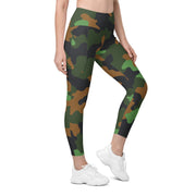 Archipelago Jungle Heritage CAMO Womens Leggings with Pockets - 2XS - Women