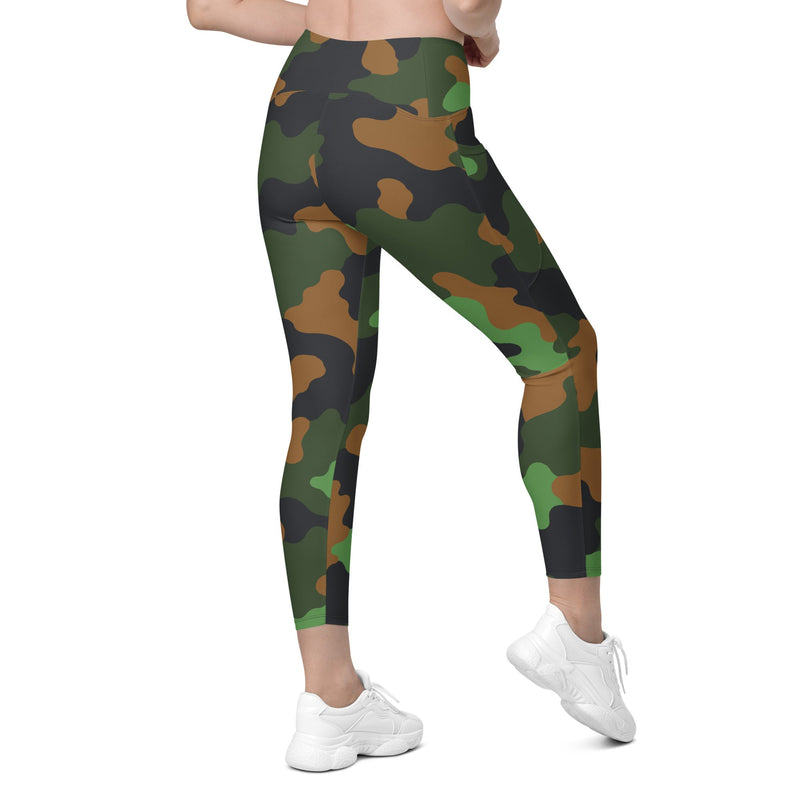 Archipelago Jungle Heritage CAMO Womens Leggings with Pockets - Women