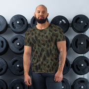 Frog Skin Argentina Marine CAMO Mens Athletic T-Shirt - XS