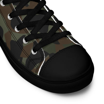 Argentine Frog Skin Marine CAMO Mens High-Top Canvas Shoes