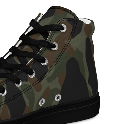 Argentine Frog Skin Marine CAMO Mens High-Top Canvas Shoes