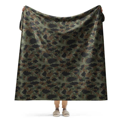 Frog Skin Argentina Marine CAMO Sherpa Blanket - 60″×80″