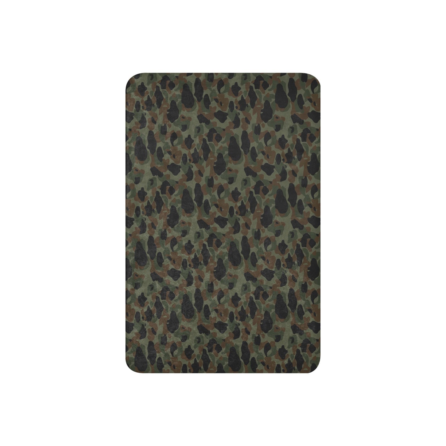 Argentine Frog Skin Marine CAMO Sherpa Blanket
