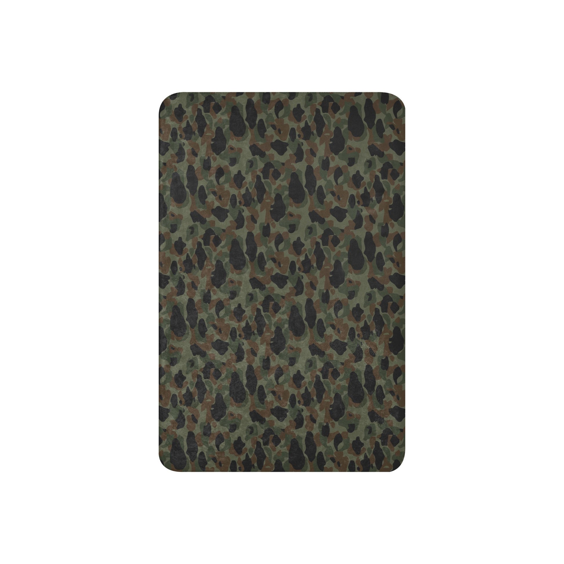 Argentine Frog Skin Marine CAMO Sherpa Blanket