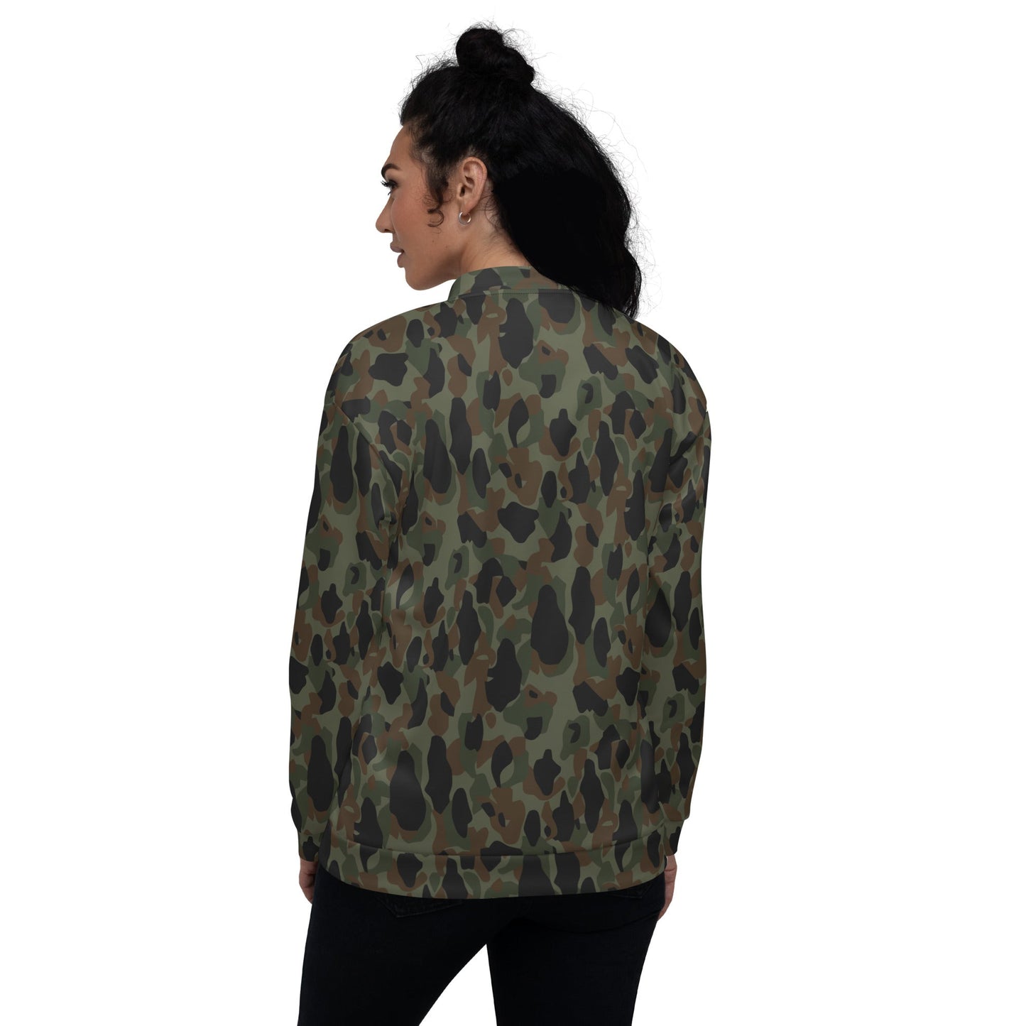 Argentine Frog Skin Marine CAMO Unisex Bomber Jacket - Jackets