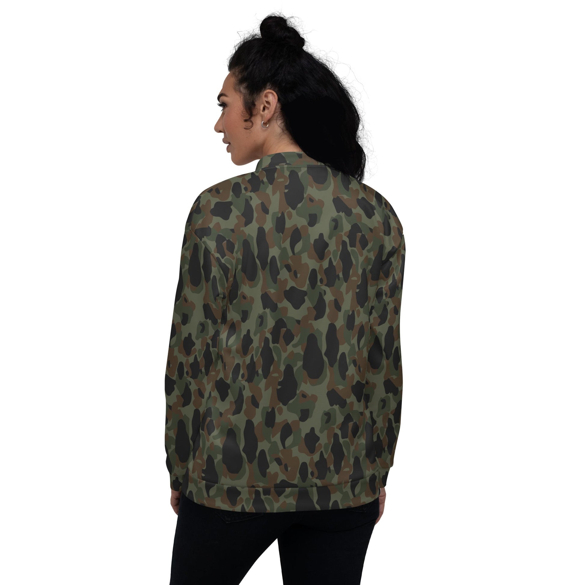 Argentine Frog Skin Marine CAMO Unisex Bomber Jacket - Jackets