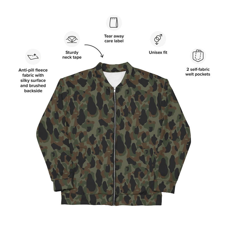 Frog Skin Argentina Marine CAMO Unisex Bomber Jacket