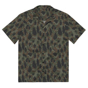 Frog Skin Argentina Marine CAMO Unisex Short-Sleeve Button Shirt - 2XS - Button-Up