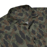 Frog Skin Argentina Marine CAMO Unisex Short-Sleeve Button Shirt - Button-Up