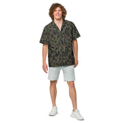Frog Skin Argentina Marine CAMO Unisex Short-Sleeve Button Shirt - Button-Up