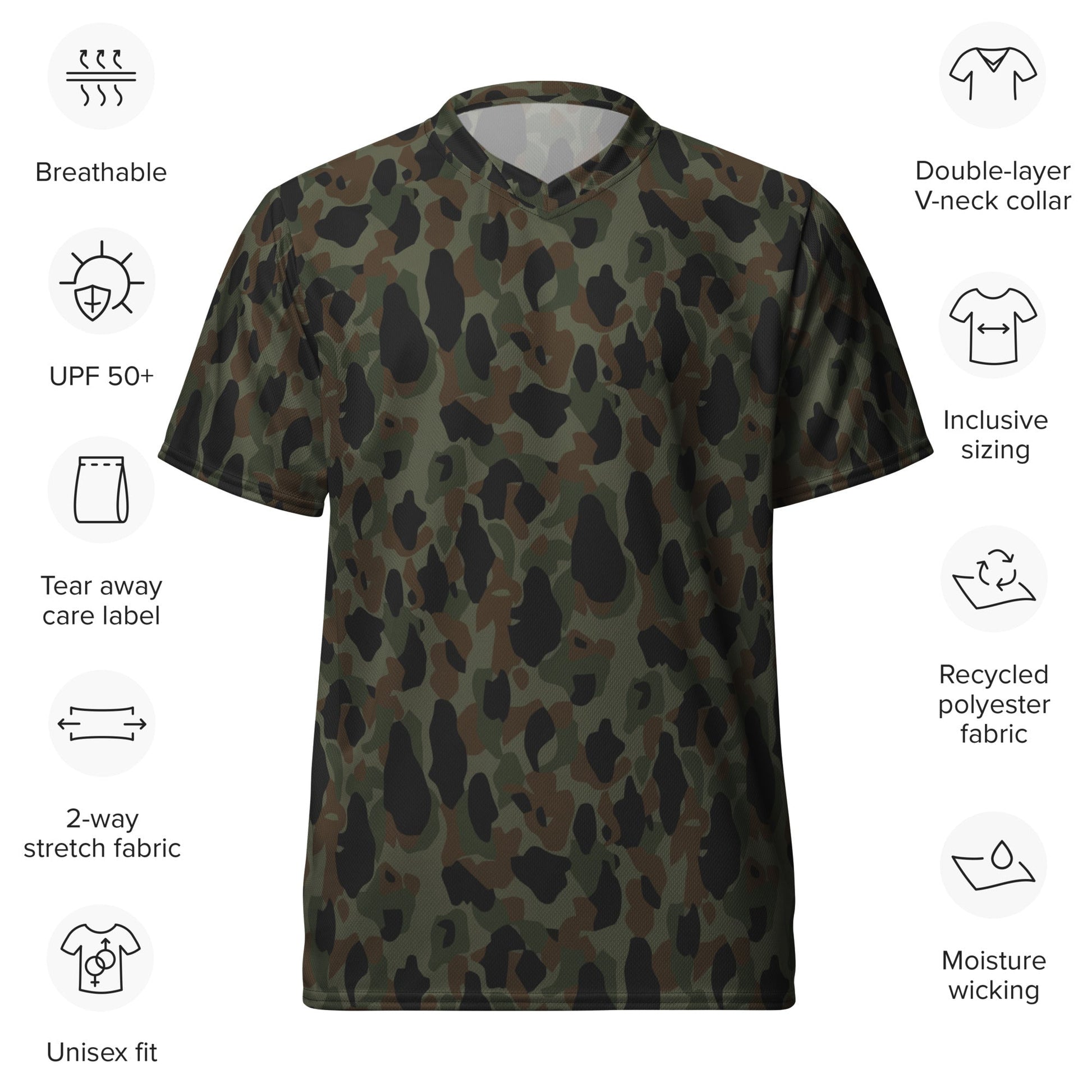 Argentine Frog Skin Marine CAMO unisex sports jersey Sports Jerseys