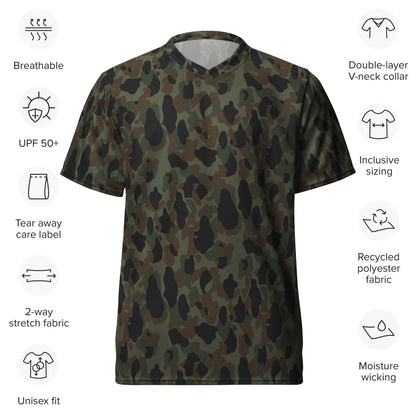 Argentine Frog Skin Marine CAMO unisex sports jersey Sports Jerseys