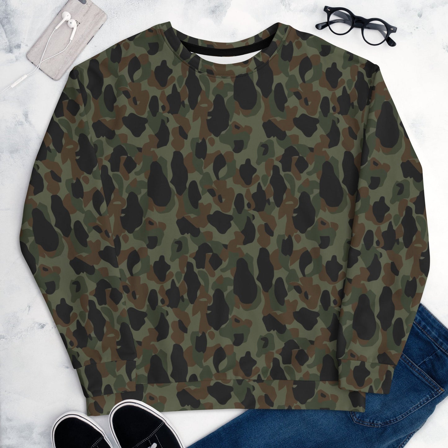 Argentine Frog Skin Marine CAMO Unisex Sweatshirt Sweatshirts