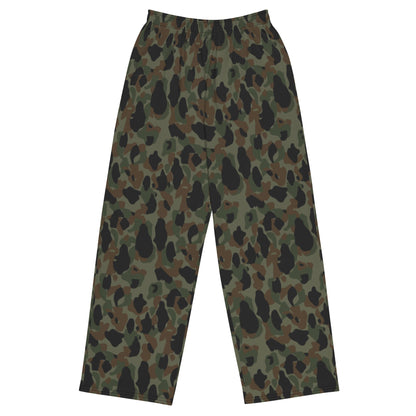 Argentine Frog Skin Marine CAMO unisex wide-leg pants - 2XS - Wide-leg Pants