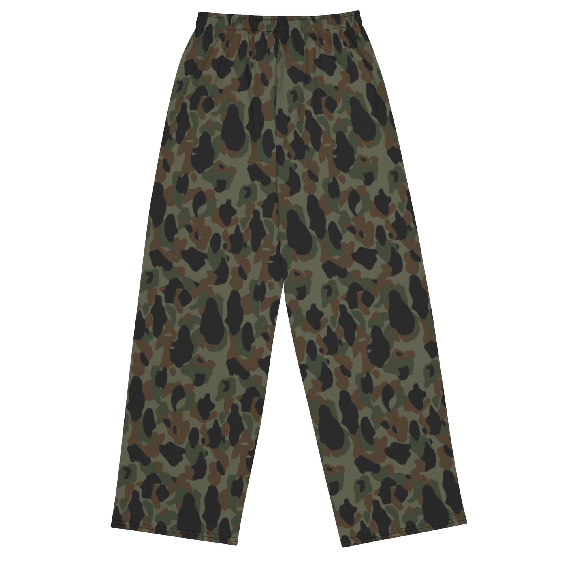 Argentine Frog Skin Marine CAMO unisex wide-leg pants - Wide-leg Pants