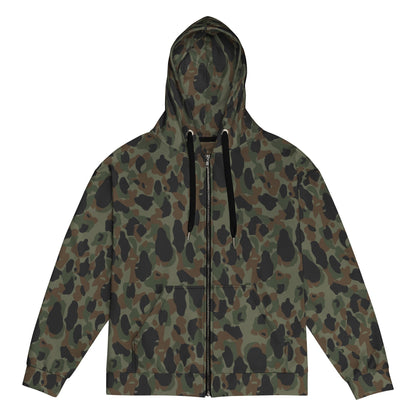 Argentine Frog Skin Marine CAMO Unisex zip hoodie 2XS Zip Hoodies