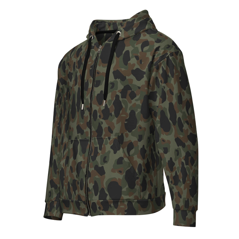 Frog Skin Argentina Marine CAMO Unisex Zip Hoodie