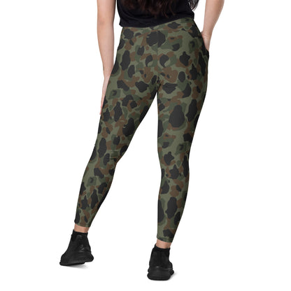 Argentine Marines Mimetizado Comandos Anfibios CAMO Leggings with pockets - Womens With Pockets