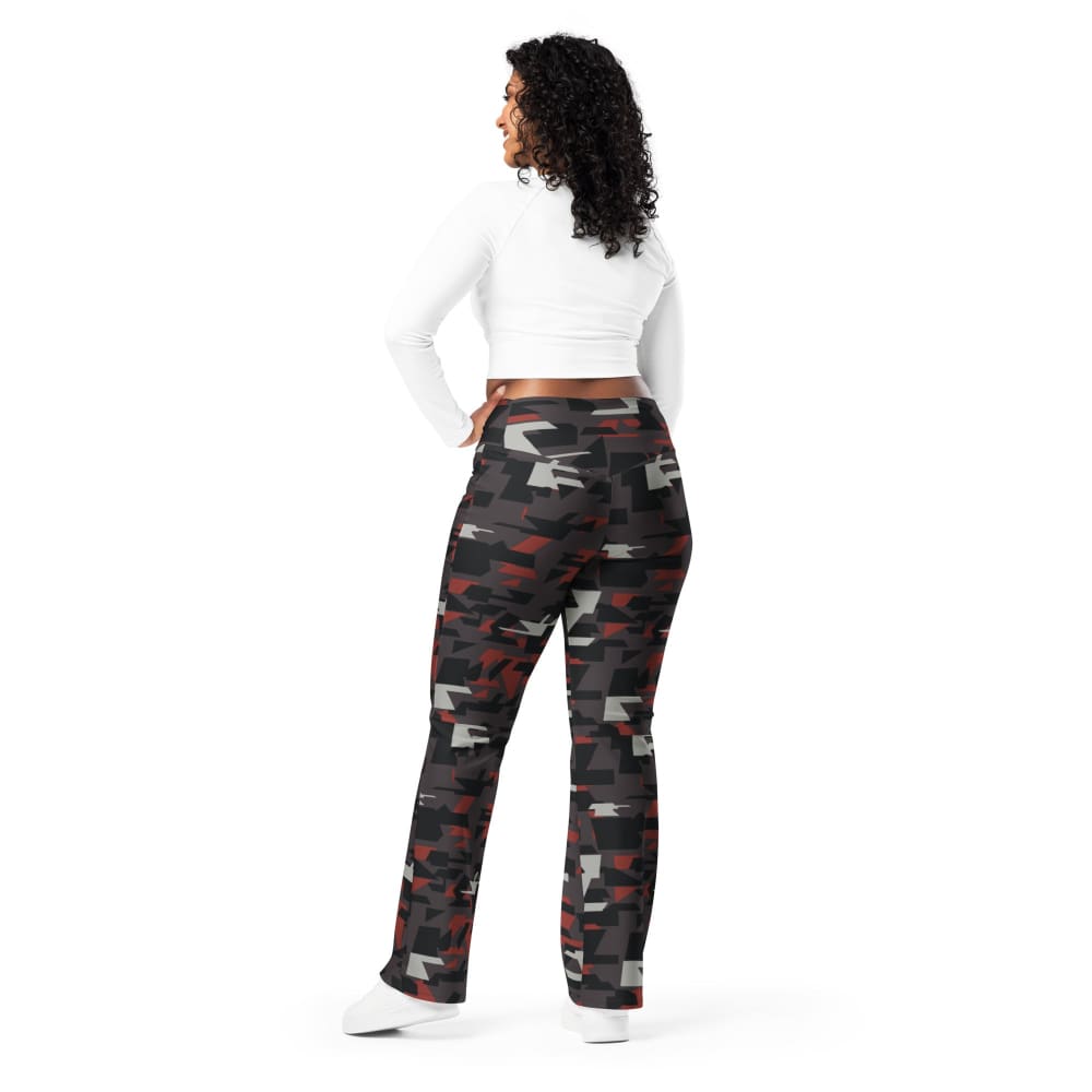 Arkham Knight Militia Batman Movie CAMO Flare leggings - Womens Leggings