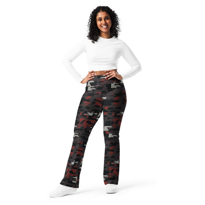 Arkham Knight Militia Batman Movie CAMO Flare leggings - Womens Leggings