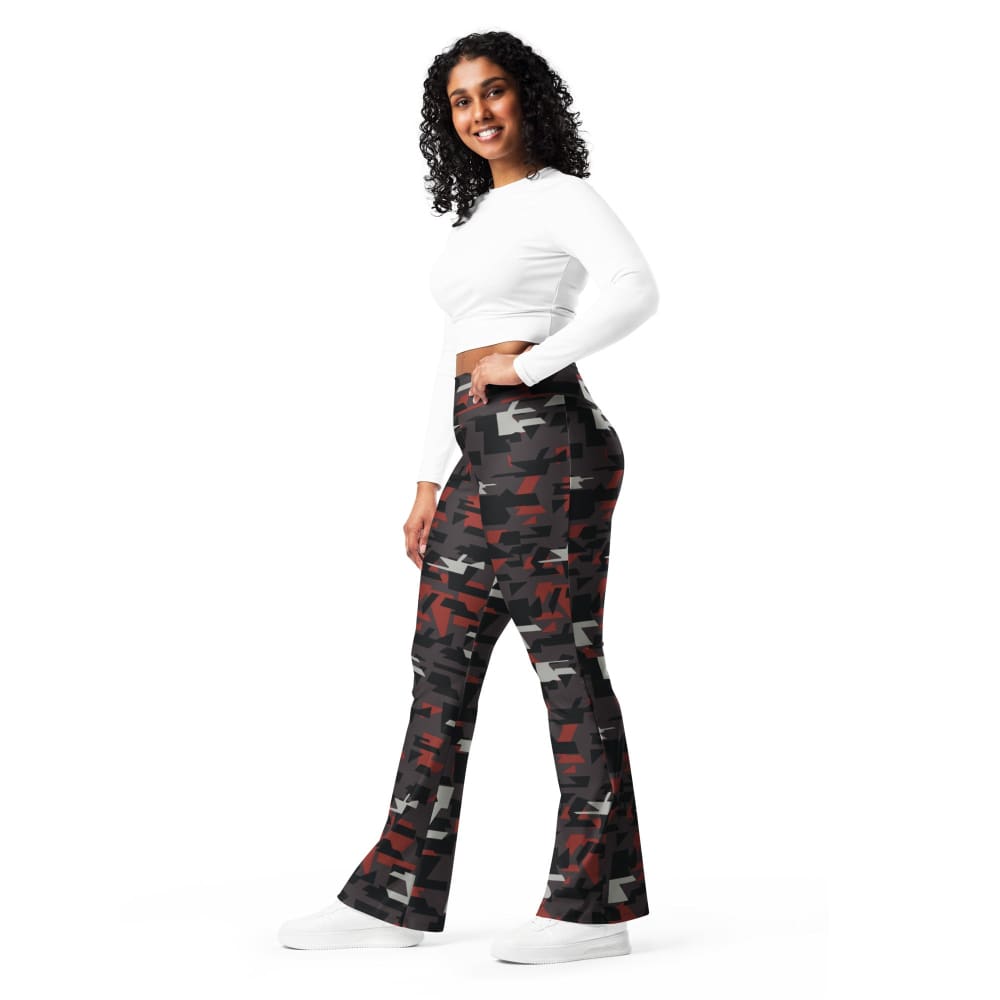 Arkham Knight Militia Batman Movie CAMO Flare leggings - Womens Leggings