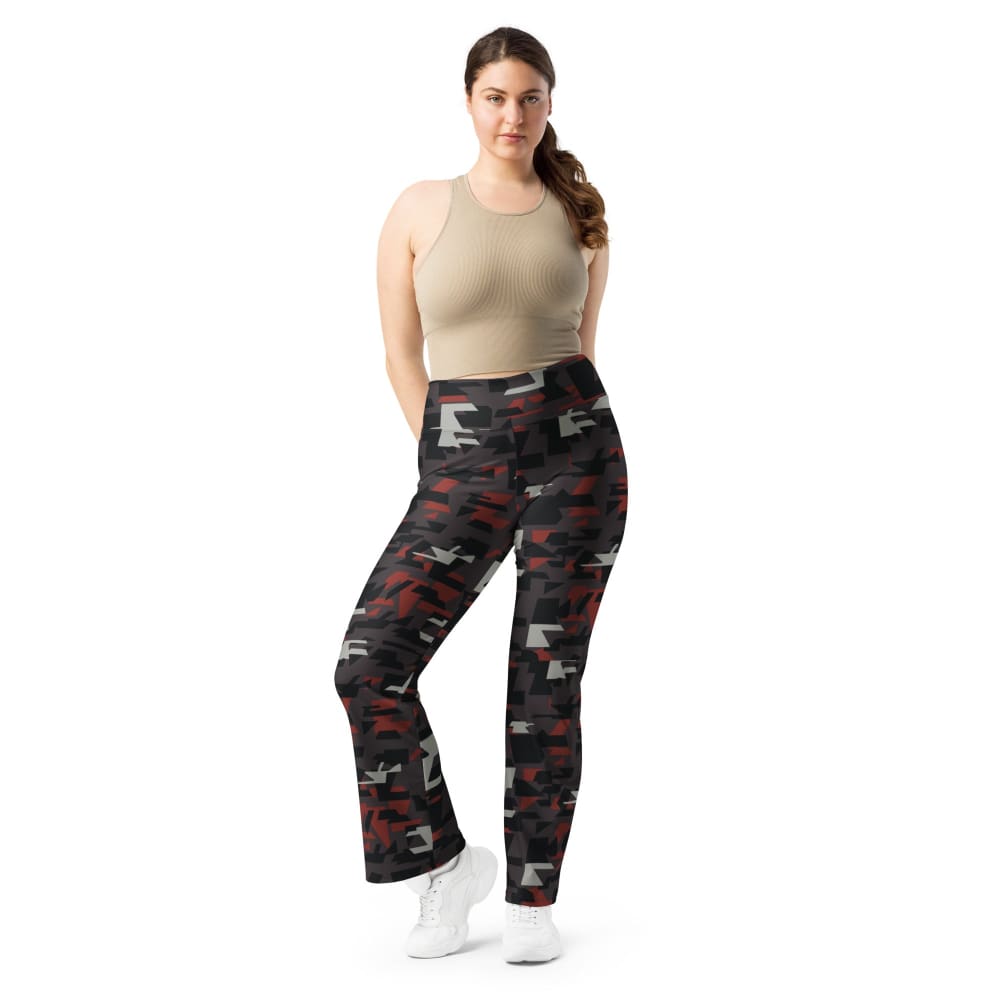 Arkham Knight Militia Batman Movie CAMO Flare leggings - Womens Leggings