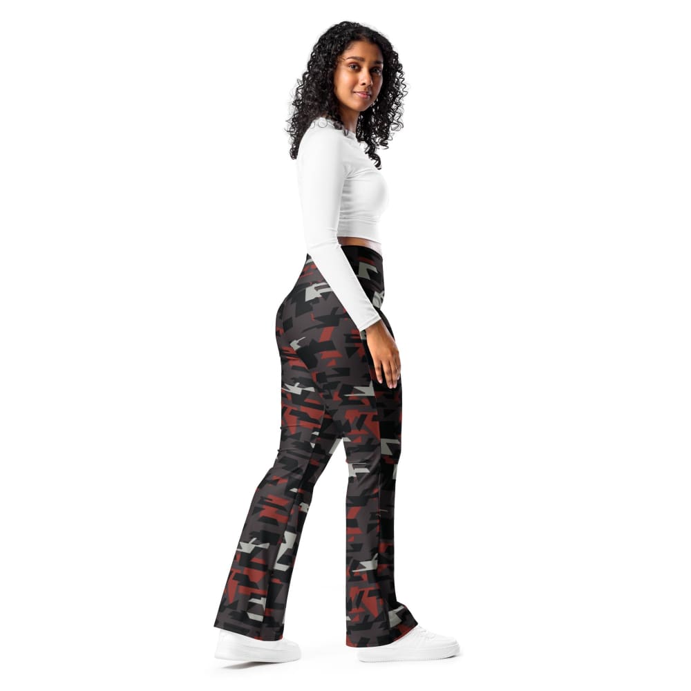 Arkham Knight Militia Batman Movie CAMO Flare leggings - Womens Leggings