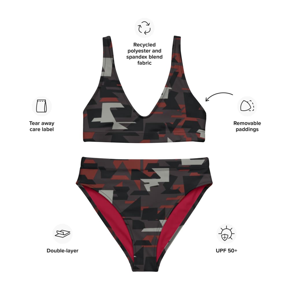 Arkham Knight Militia Batman Movie CAMO high-waisted bikini - Womens High-Waisted Bikini