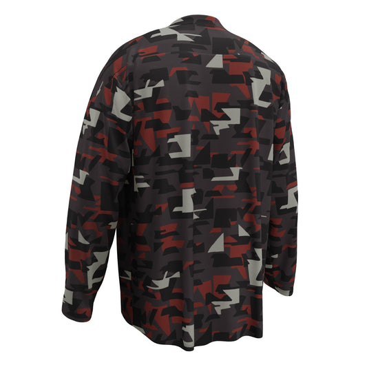 Arkham Knight Militia Batman Movie CAMO hockey fan jersey - Hockey Jerseys