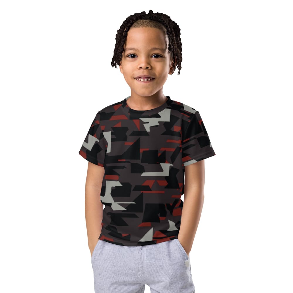 Arkham Knight Militia Batman Movie CAMO Kids crew neck t-shirt - 2T - Crew Neck T-shirt