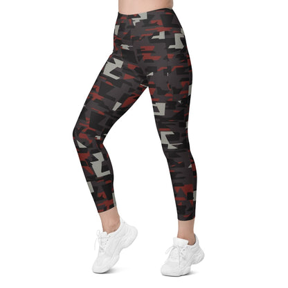 Arkham Knight Militia Batman Movie CAMO Leggings with pockets - Womens With Pockets