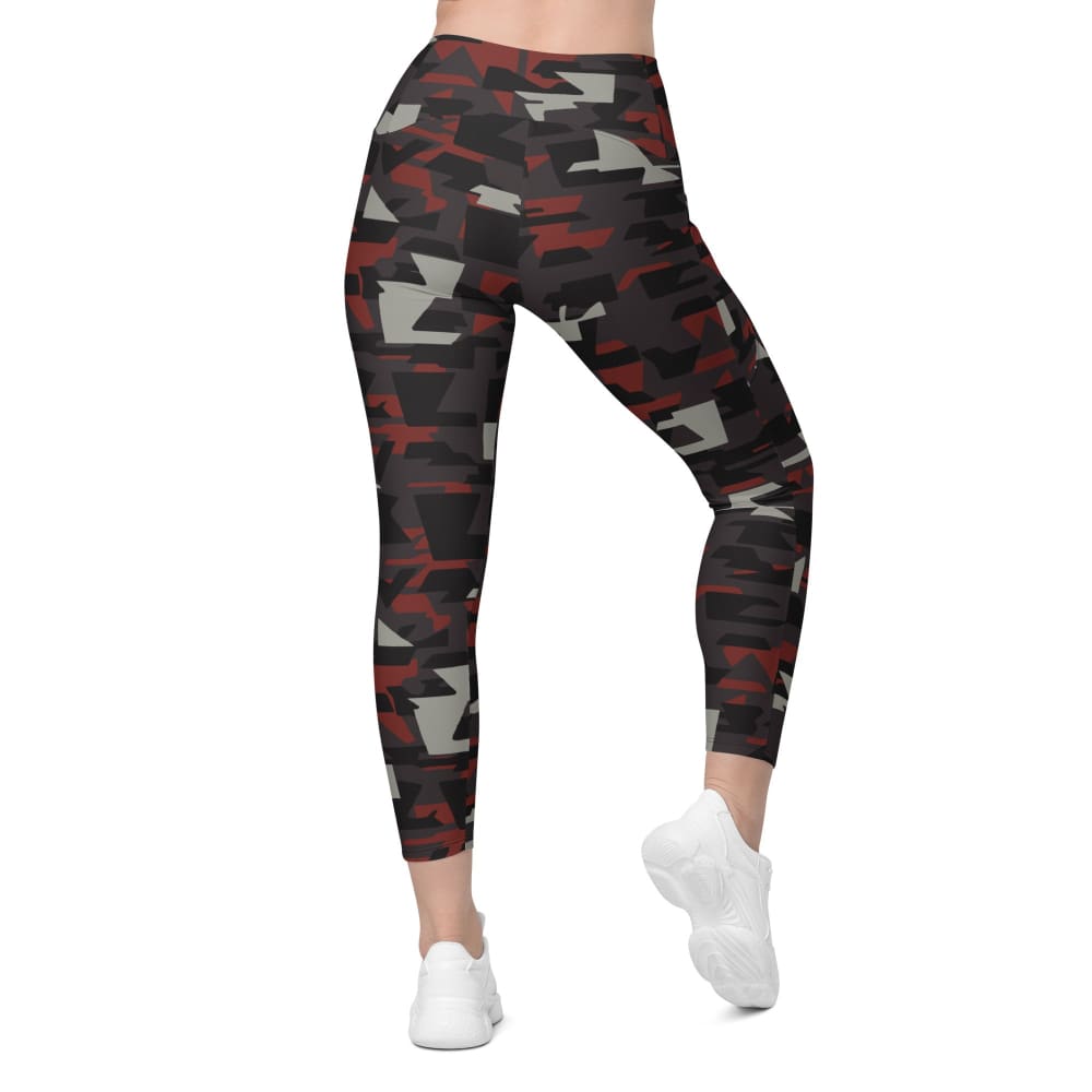 Arkham Knight Militia Batman Movie CAMO Leggings with pockets - Womens With Pockets