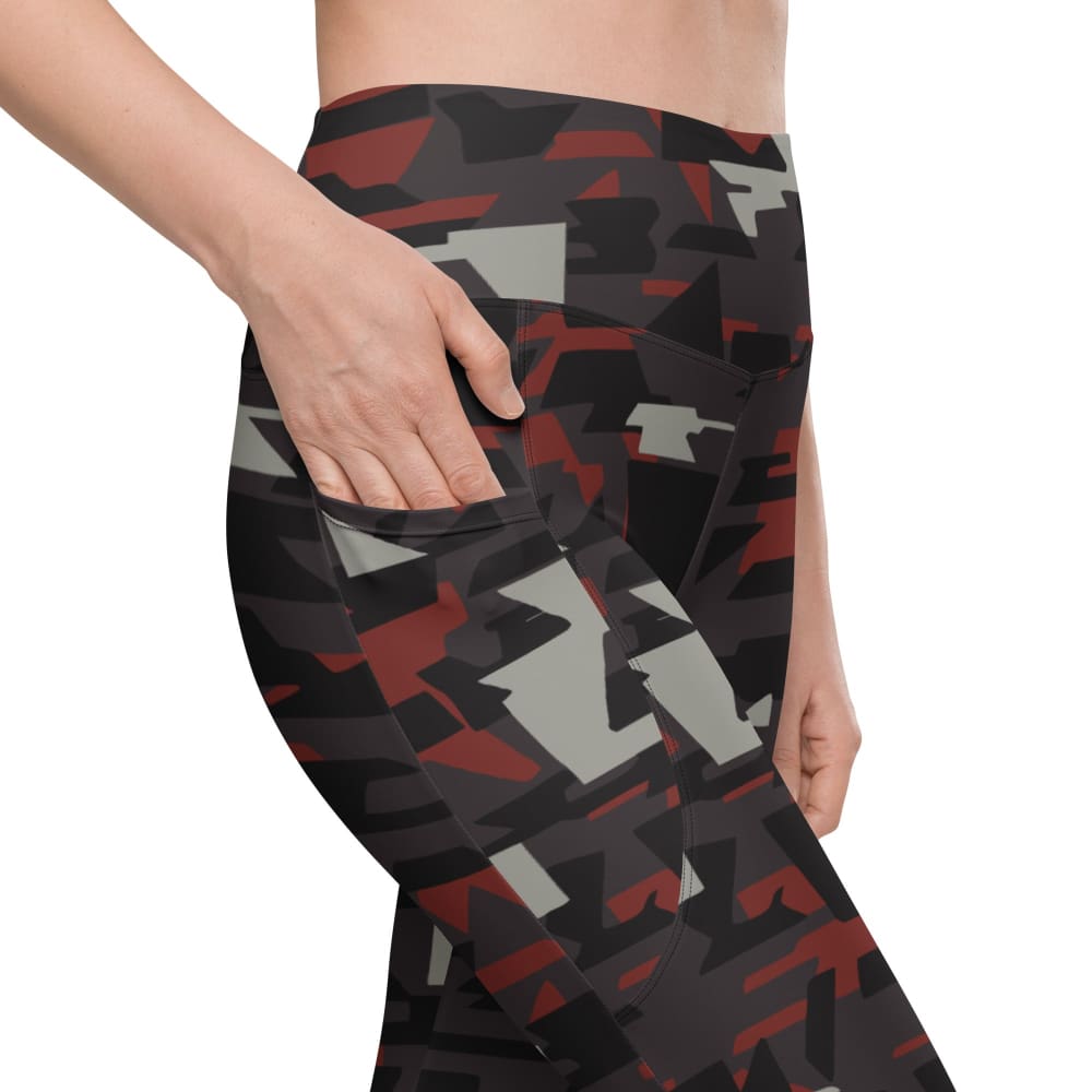 Arkham Knight Militia Batman Movie CAMO Leggings with pockets - Womens With Pockets